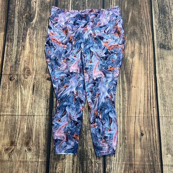 Lululemon Women's‎ Plus Size 20 Blue/Purple High-Rise Crop Leggings 23" - Picture 7 of 10